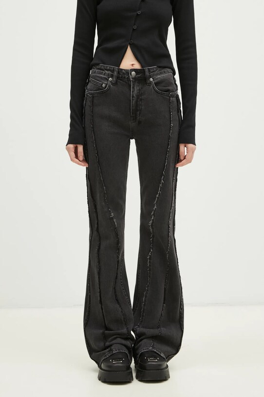 KSUBI jeansy Soho Haunt czarny WPS25DJ003
