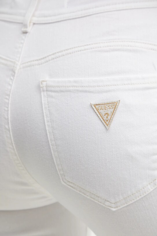 Džíny Guess W5GA34.D5N72 bílá