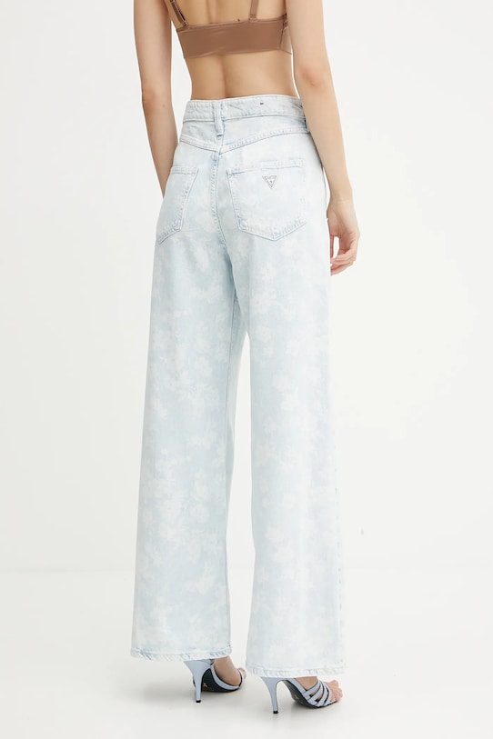 Odzież Guess jeansy BELLFLOWER W5GA82.D5B95 niebieski