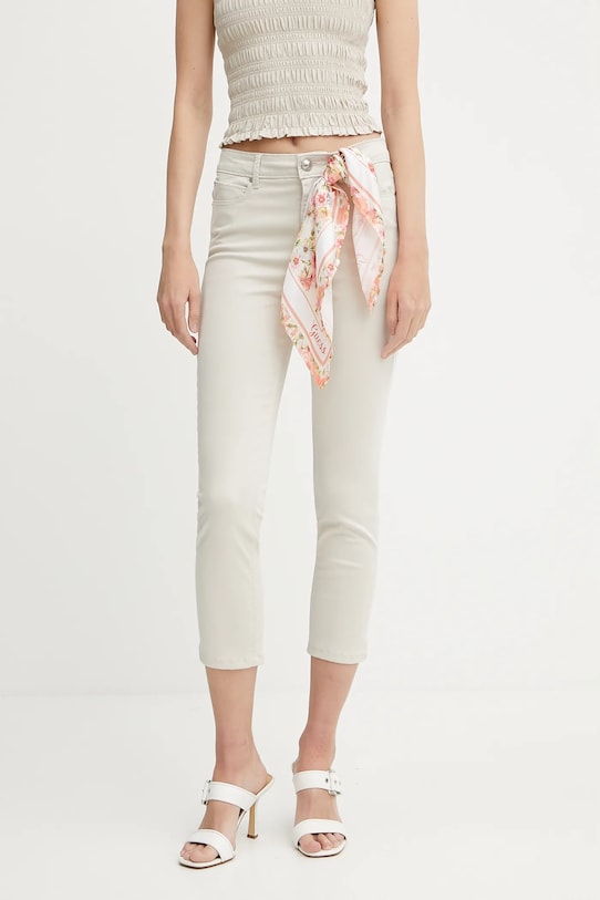 Джинсы Guess CAPRI Planet friendly бежевый W5GA91.W93CM