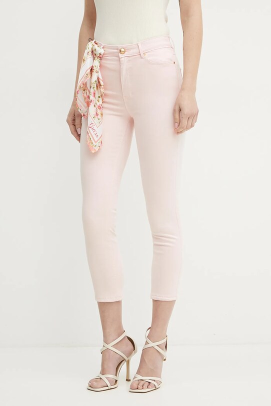 Дънки Guess CAPRI Planet friendly розов W5GA91.W93CM