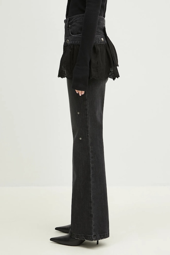 Τζιν παντελόνι Andersson Bell Flower Lace Attached Bootcut apa796w σκούρο μπλε SS25