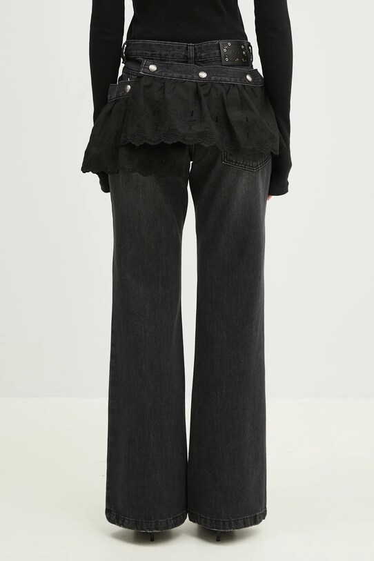 Oblečenie Rifle Andersson Bell Flower Lace Attached Bootcut apa796w tmavomodrá
