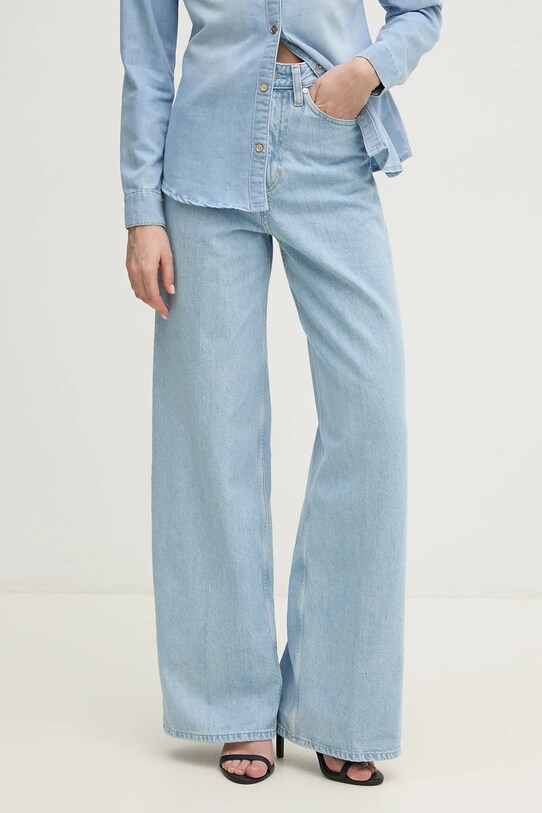 Дънки Calvin Klein Planet friendly син K20K208254