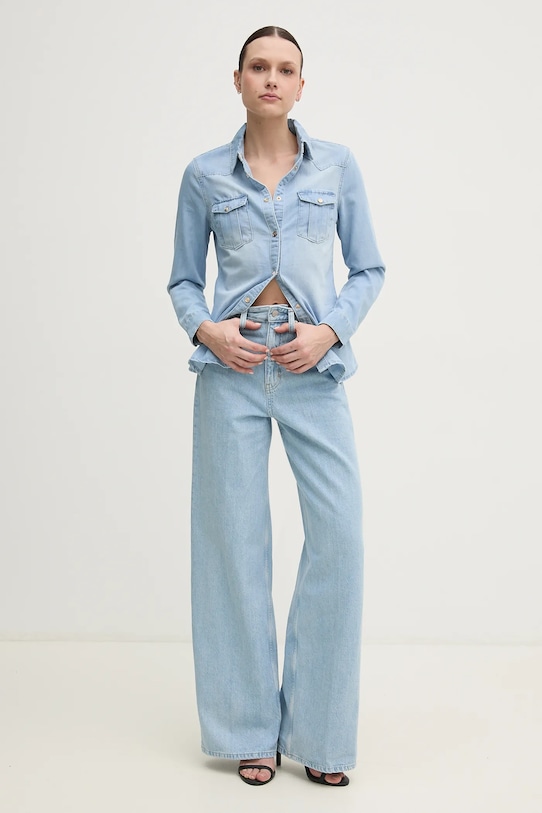 Τζιν παντελόνι Calvin Klein K20K208254 μπλε SS25