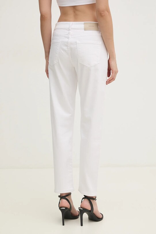 Ρούχα Τζιν παντελόνι Calvin Klein K20K208261 λευκό