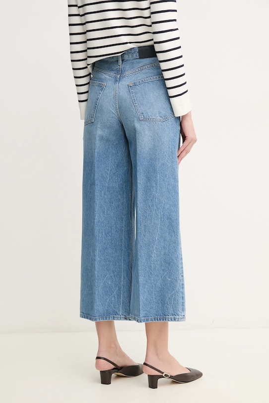 Odzież Tommy Hilfiger jeansy z domieszką lnu WW0WW44366 niebieski