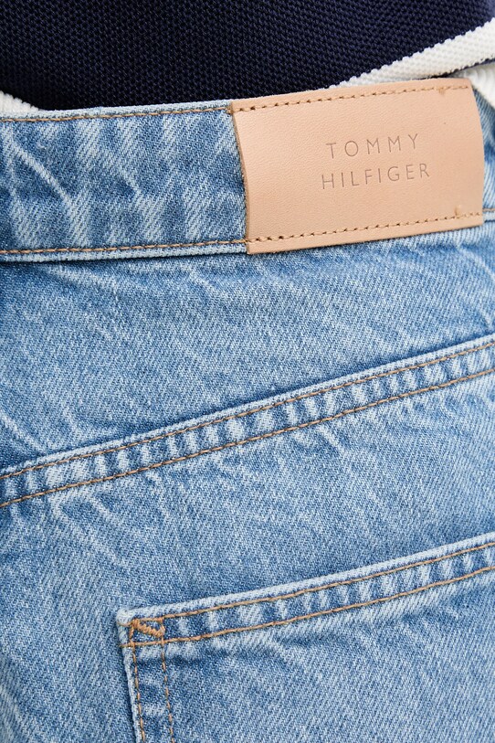 Džíny s příměsí lnu Tommy Hilfiger WW0WW46792 modrá