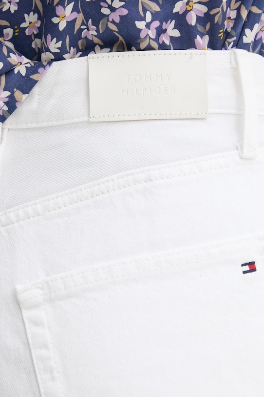 Tommy Hilfiger blugi din bumbac alb WW0WW44363