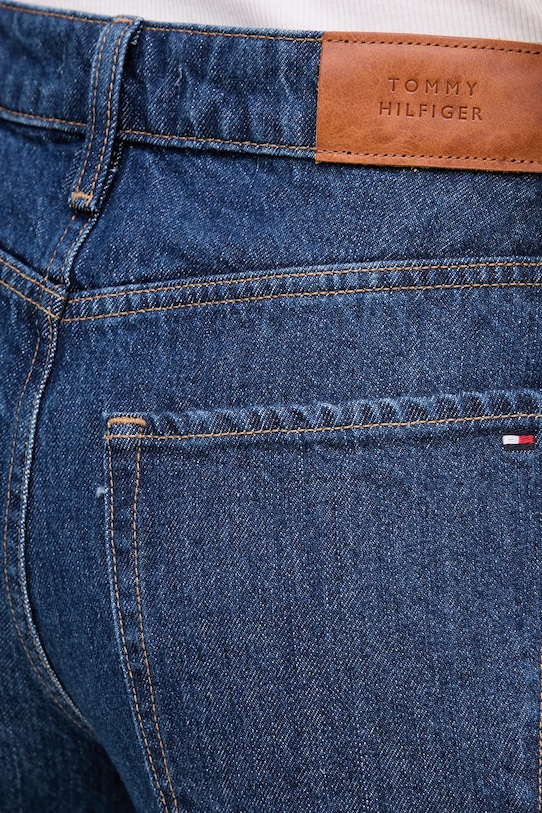 Бавовняні джинси Tommy Hilfiger темно-синій WW0WW45417