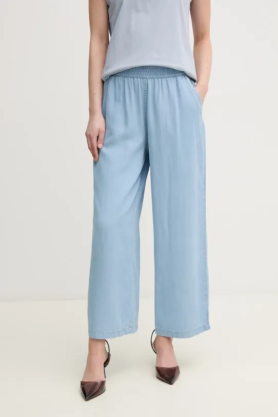 Dkny pantaloni drept albastru DJ4P3006