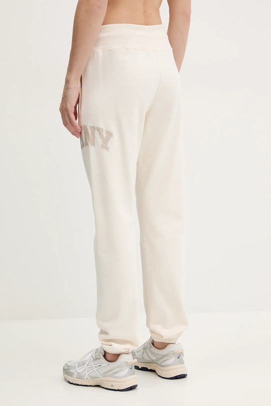 Îmbrăcăminte Dkny pantaloni de trening din bumbac DP5P3615. bej