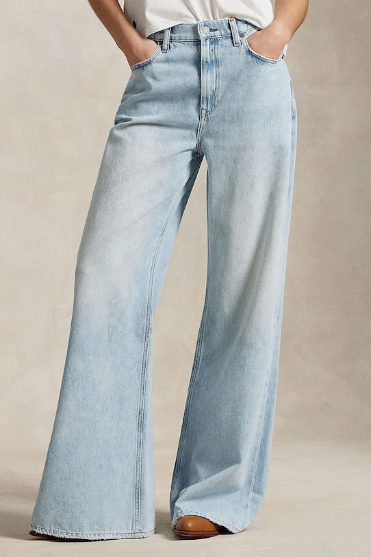 Polo Ralph Lauren jeansy 211959043 niebieski SS25