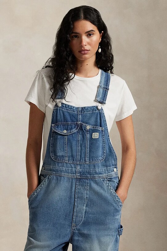 Polo Ralph Lauren salopetă 211973127 albastru SS25