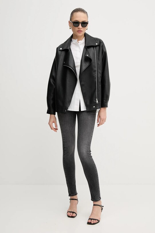 Rifle Calvin Klein Jeans J20J225114 čierna SS25