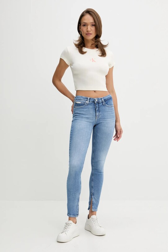 Rifle Calvin Klein Jeans J20J225119 modrá SS25