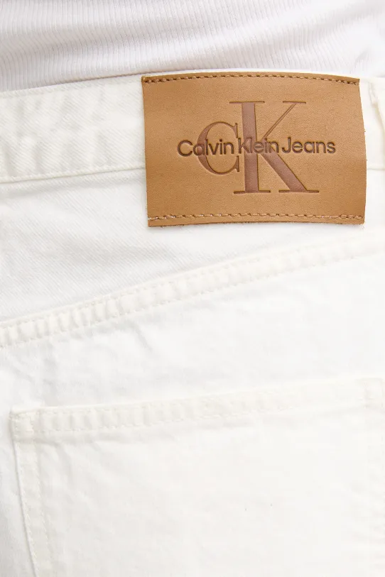 Džíny Calvin Klein Jeans bílá J20J225131