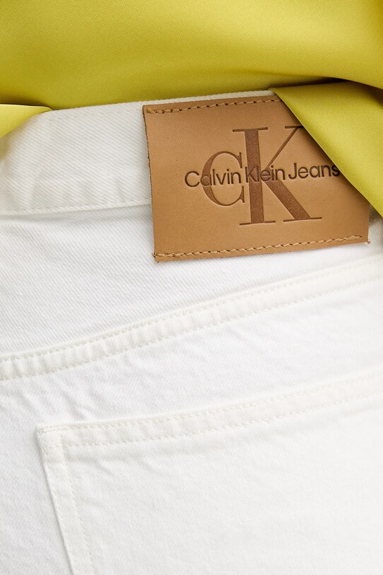 Džíny Calvin Klein Jeans bílá J20J225136