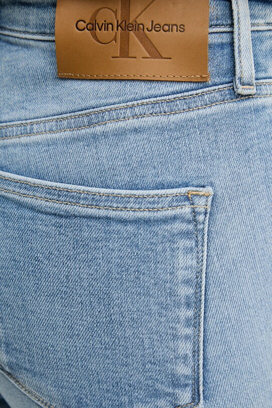 Rifle Calvin Klein Jeans modrá J20J225510