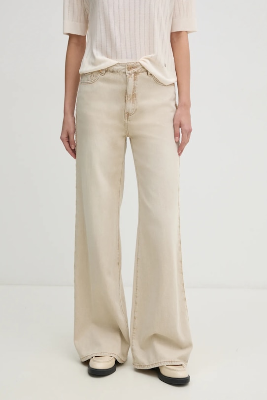 Gaudi jeansy beżowy 511BD25032