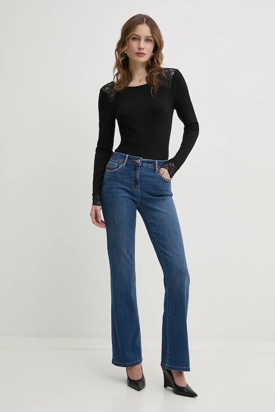 Morgan jeansi PNITRA PNITRA albastru SS25