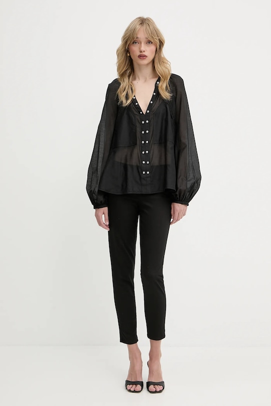 Fracomina jeansy BELLA FP25SV8000W67601 czarny SS25