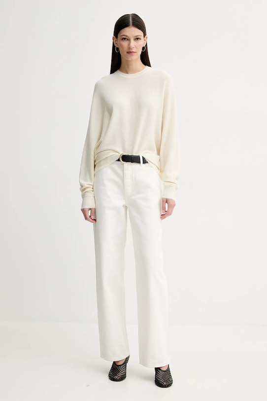 By Malene Birger jeans VINOLA 103033 alb SS25