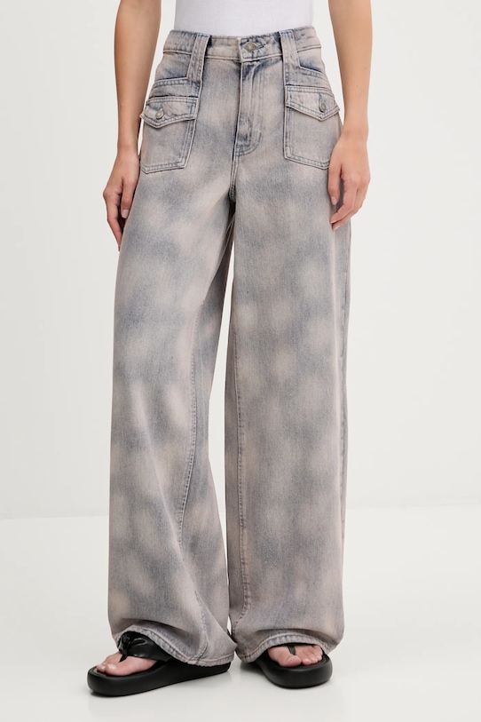 Bombažne kavbojke Guess Originals Prijazno od planeta roza W5GG02.D5MKA