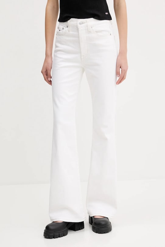Дънки Tommy Jeans Planet friendly бял DW0DW20032