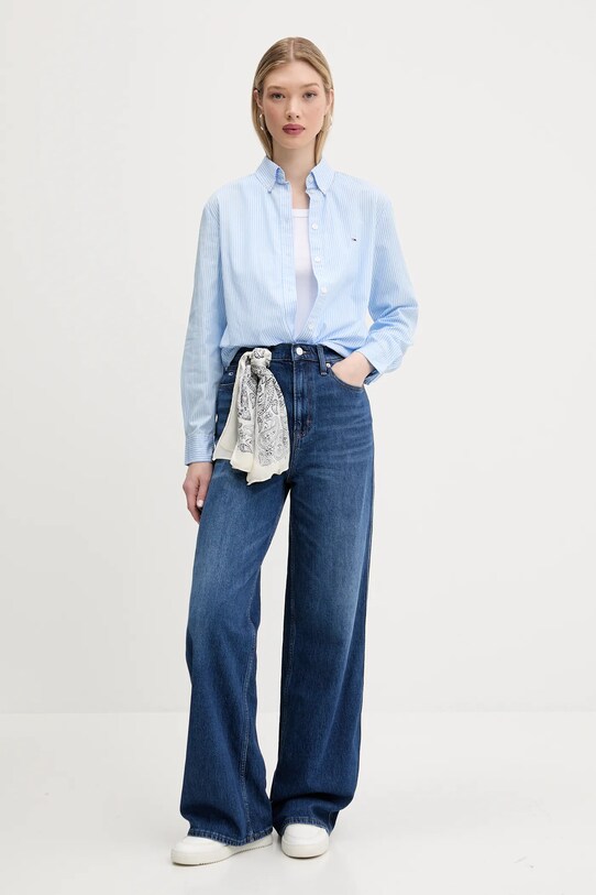 Kavbojke Tommy Jeans DW0DW20582 mornarsko modra SS25