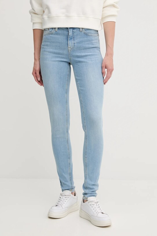 Rifle Tommy Jeans modrá DW0DW20651