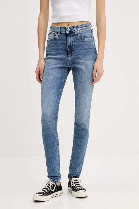 Rifle Tommy Jeans Planet friendly modrá DW0DW20655
