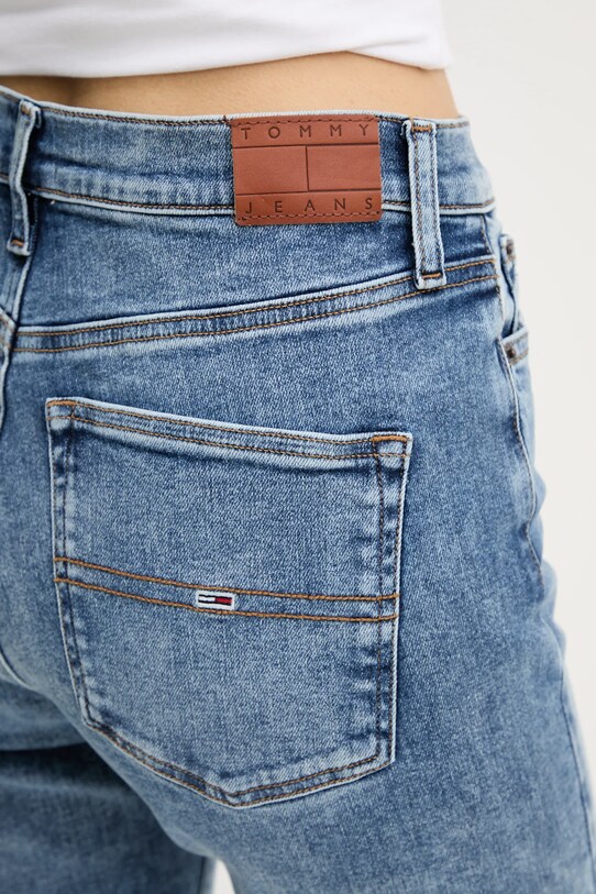 Rifle Tommy Jeans modrá DW0DW20655