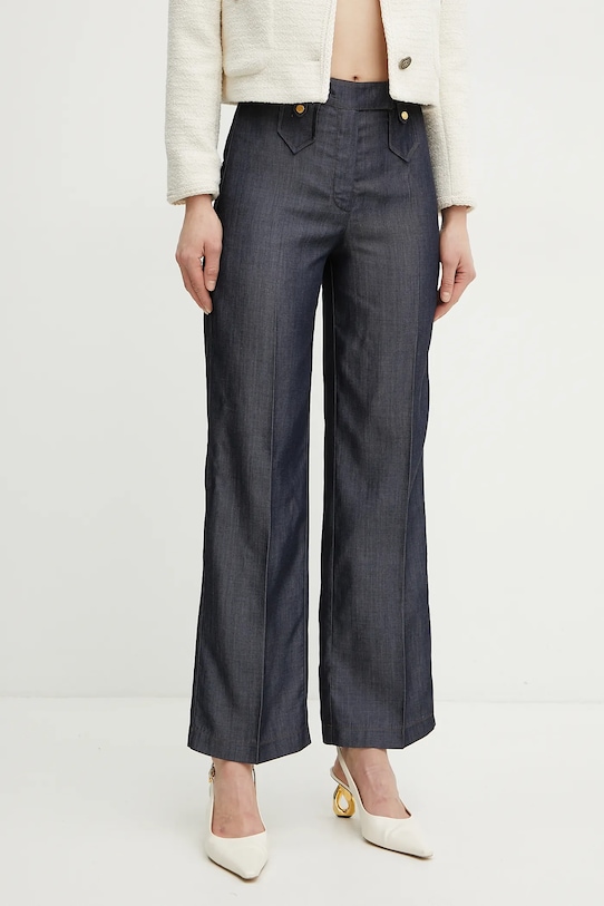 Marciano Guess pantaloni NAOMI drept albastru 5GGB27.7295A