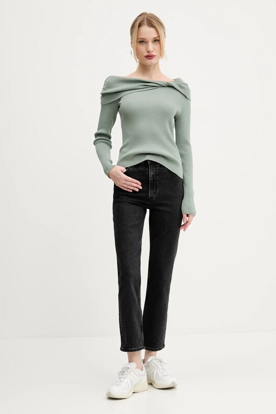 Abercrombie & Fitch jeansi KI155.3406.975 negru SS25