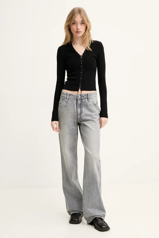 Miss Sixty jeansy 6S1JJ2800T szary SS25