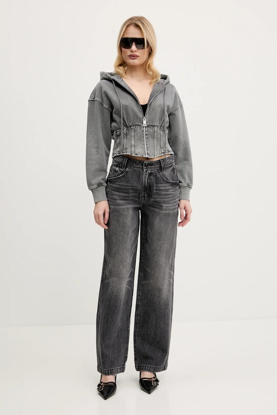Miss Sixty jeansi 6L3JJ2830000 negru SS25