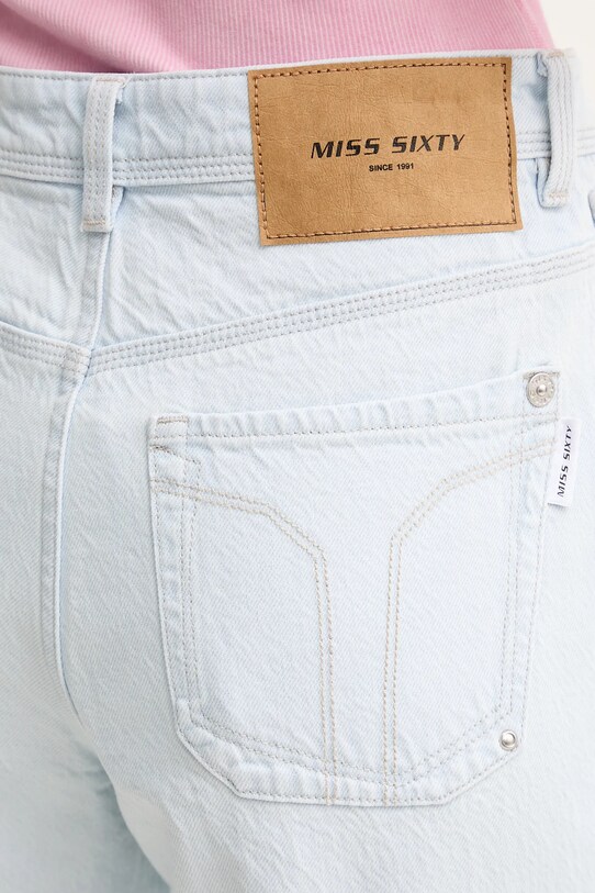Miss Sixty blugi din bumbac albastru 6S1JJ3060T