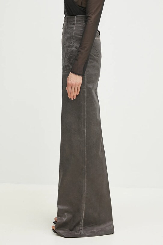 Брюки Rick Owens Dirt Cooper DS01E3303.SCF серый SS25