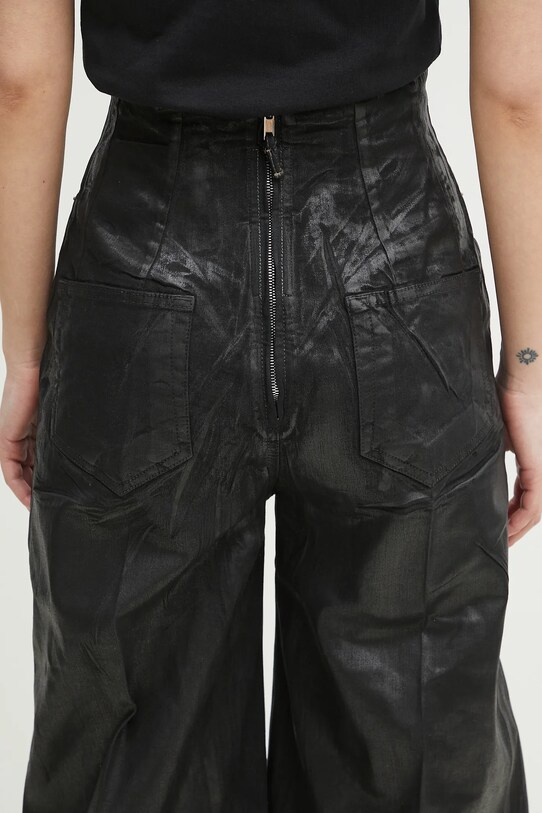 Hlače Rick Owens Dirt Cooper DS01E3303.SCF crna