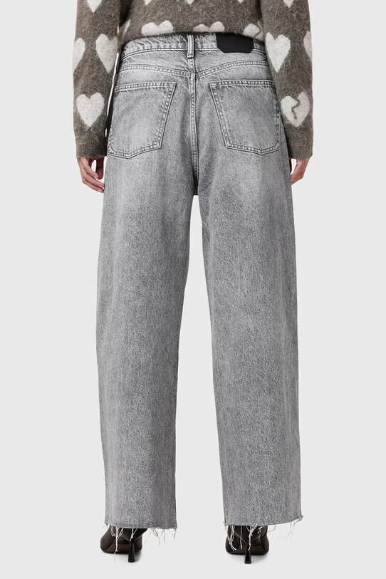 Bombažne kavbojke AllSaints AKI W052EC siva