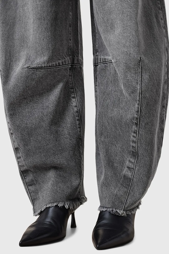 AllSaints jeansy bawełniane JETT szary W043EC