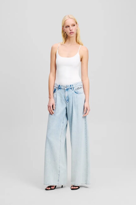 Karl Lagerfeld jeansy niebieski A2W10112