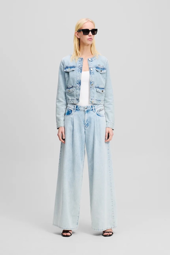 Karl Lagerfeld jeansy niebieski A2W10112