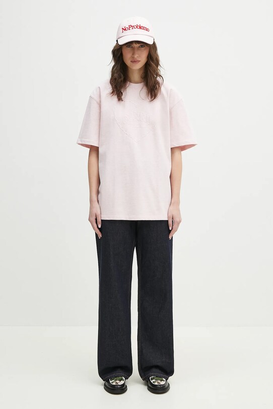 Τζιν παντελόνι GANNI Rinse Denim Izey Belt J1624