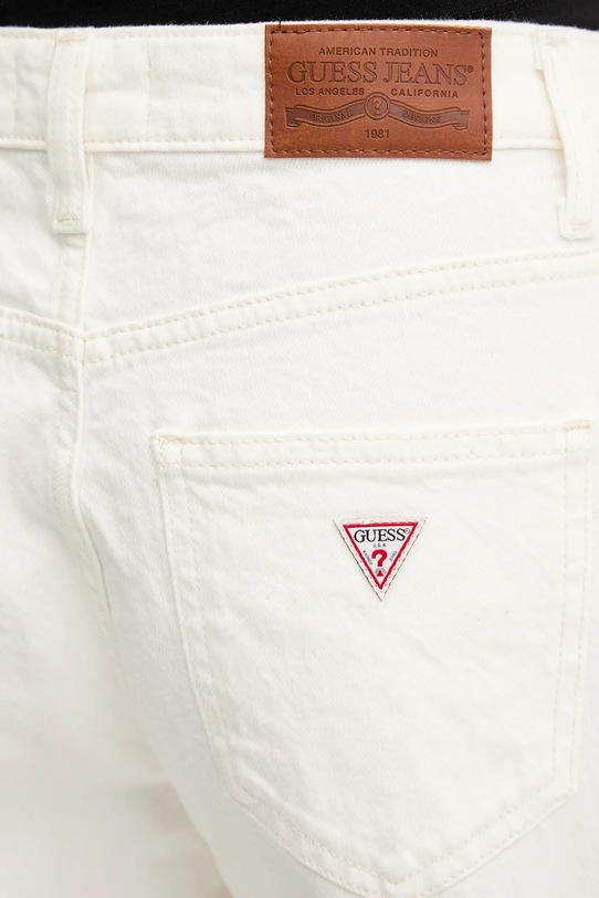 Τζιν παντελόνι Guess Jeans λευκό W5GA0Y.D5M62