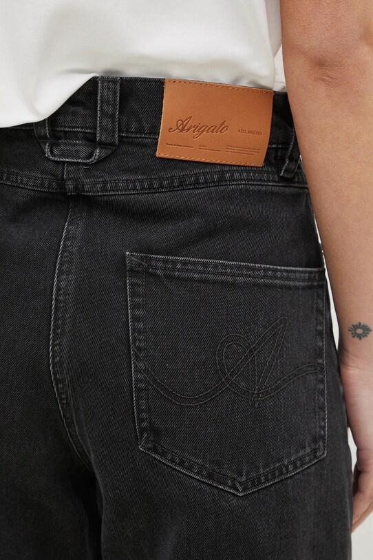 Džíny Axel Arigato Mid-Rise Jeans černá A0909005