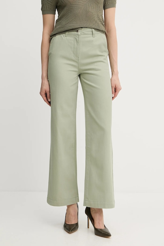 Morgan jeansy PCLANA zielony PCLANA