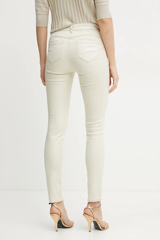 Odzież Morgan jeansy PEWELI PEWELI beżowy