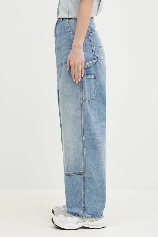 Carhartt WIP jeansi Brandon Double Knee Pant I034462.01UR albastru SS25